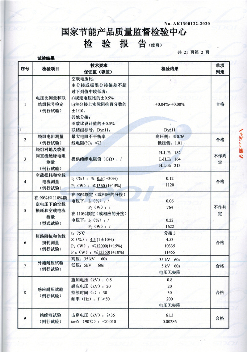 高低压试验报告-S11-1250独山独山独山油浸式变压器-2.jpg